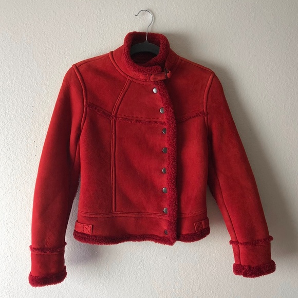 Banana Republic Jackets & Blazers - RARE Banana Republic shearling lamb bomber jacket